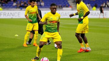 Abdul Majeed Waris, con el Nantes, su último equipo.