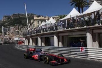 Imágenes de los entrenamientos del GP de Mónaco