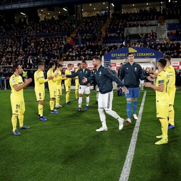 El Villarreal le hizo el pasillo al Real Madrid, campeón del Mundial de Clubes.