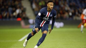 FOOTBALL - FRENCH CHAMP - L1 - PARIS SG v REIMS
Neymar of PSG during the French championship L1 football match between Paris Saint-Germain and Stade de Reims on September 25, 2019 at Parc des Princes stadium in Paris, France - Photo Mehdi Taamallah / DPP