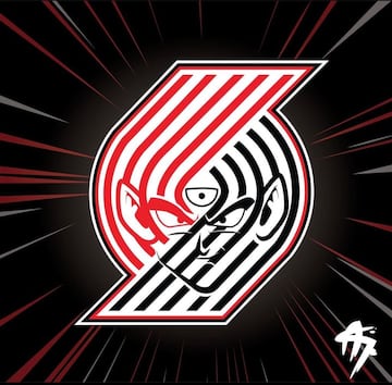El incre¨ªble resultado de mezclar los logos de la NBA con Dragon Ball