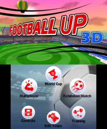 Captura de pantalla - Soccer Up 3D (3DS)