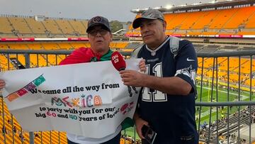 Aficionados de Steelers y Cowboys hacen hasta lo imposible por ver a sus equipos en el Acrisure Stadium