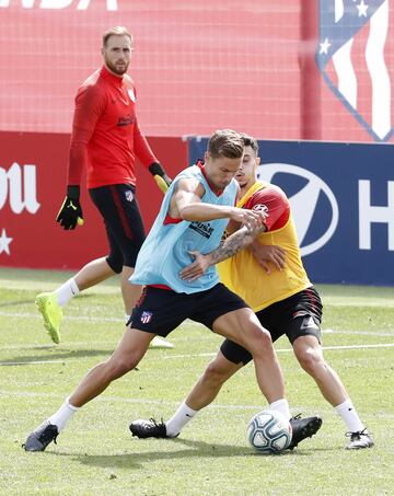 Llorente durante el entrenamiento.
 