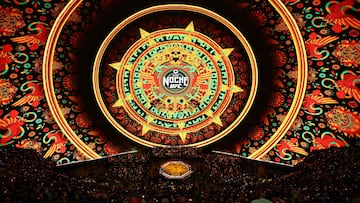 LAS VEGAS, NEVADA - SEPTEMBER 14: A general view of Sphere during a celebration of Mexican Independence Weekend between fights during UFC 306: Riyadh Season Noche on September 14, 2024 in Las Vegas, Nevada. Christian Petersen/Getty Images/AFP (Photo by Christian Petersen / GETTY IMAGES NORTH AMERICA / Getty Images via AFP)