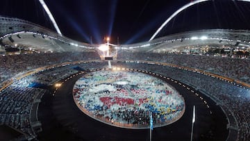La inauguración de los Juegos Olímpicos de Antenas 2004.