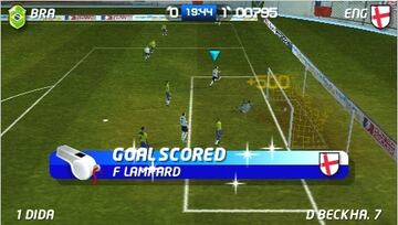 Captura de pantalla - World Tour Soccer 2 (PSP)