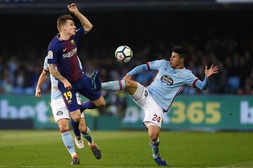 Facundo Roncaglia y Lucas Digne.