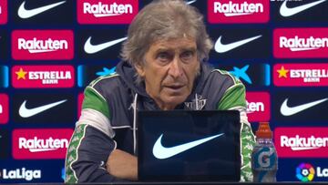 Pellegrini: "Habíamos estudiado al Barça. Era el momento de ganarle aquí"