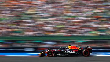 Max Verstappen, durante la clasificación del GP de México de F1 en el circuito Hermanos Rodriguez