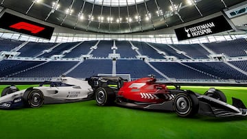 Acuerdo de colaboración de la F1 y el Tottenham Hotspur.