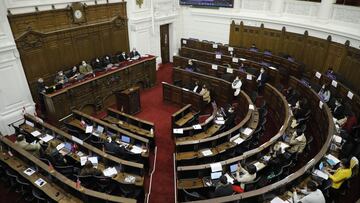 Santiago, 30 de julio de 2021.
Se desarrolla una nueva sesion de la Convencion Constitucional en el ex Congreso nacional.
Dragomir Yankovic/Aton Chile