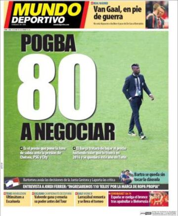 Portadas de la prensa deportiva