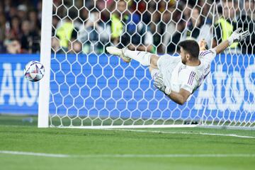 Unai Sim車n fue decisivo en la tanda de penaltis y par車 dos penas m芍ximas, primero a Majer y el definitivo a Petkovic.