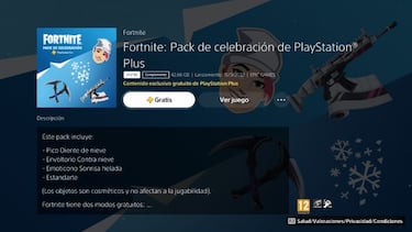 Fortnite: cómo descargar gratis el pack de celebración PlayStation Plus marzo 2022