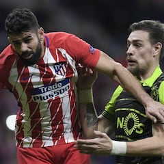 1x1 del Atlético: El huracán Diego Costa derrumba a Coates