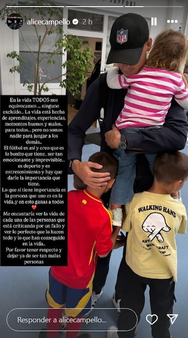 Alice Campello sale en defensa de Morata: ¡°Dejad de ser tan malas personas¡±