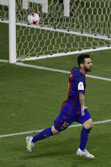 Messi anotó el 1-0.