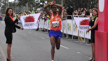 El etíope Feyisa Lilesa gana la Media Maratón de Bogotá 2017