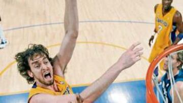 <b>RECUPERADO. </b>Gasol ya no acusa su lesión.