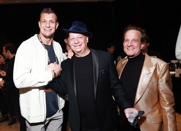 Rob Gronkowski, Jeff Ross y Jeff Beacher.