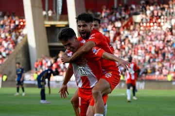 Arribas y Arnau, los protagonistas de los dos goles.