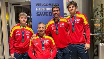 Los medallistas españoles en Suecia