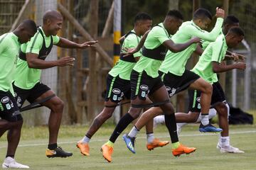 Atlético Nacional se prepara para enfrentar a Bucaramanga en el estadio Atanasio Girardot de Medellín, por la fecha 8 de la Liga Águila 2018 II.