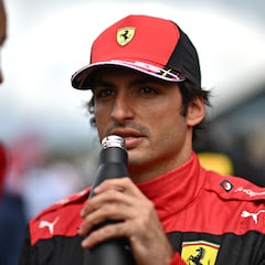 La emoción de la novia de Carlos Sainz Jr. por su pole