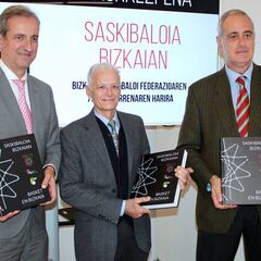 Presentado el libro de la historia del baloncesto en Bizkaia