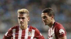 El Cholo Simeone prueba con Griezmann y Koke en las bandas
