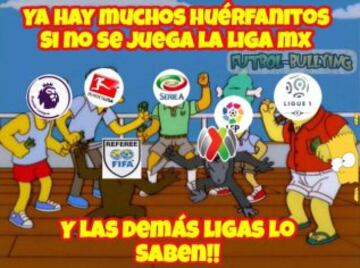 Se suspende la Liga MX pero no los memes