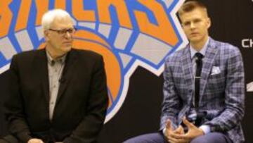 Porzingis y Phil Jackson.