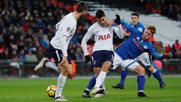 Tottenham vs Rochdale en FA Cup