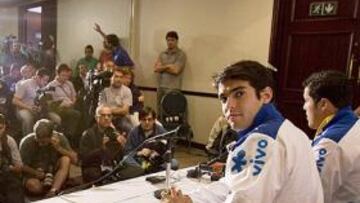 <b>PROTAGONISTA. </b>La Prensa que cubre la Confecuo acudió en masa a la conferencia dada por el nuevo madridista Kaká.