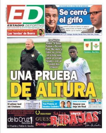 Portadas de la prensa deportiva