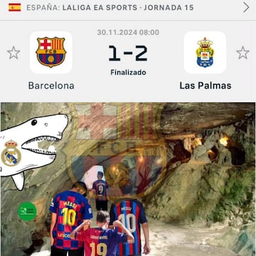 Los memes se ceban con Flick tras la derrota del Barcelona ante Las Palmas