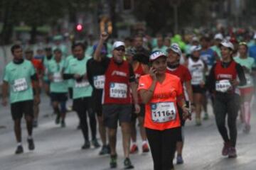 La colorida jornada del Maratón de Santiago, en imágenes