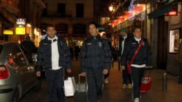 Llegada de los jugadores del X&aacute;tiva a Madrid.