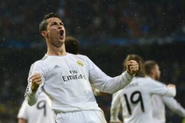 Cristiano Ronaldo celebra el 3-0.