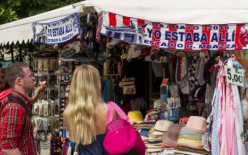 Ambiente de Champions en las calles de Milán