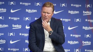 19/08/20 FC BARCELONA PRESENTACION RONALD KOEMAN NUEVO ENTRENADOR