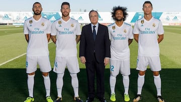 Florentino ha discutido con los grandes capitanes del Real Madrid