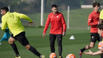 Entrenamiento del Sporting