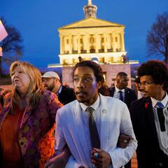 Who are the three Democratic Tennessee state reps targeted for expulsion for protesting gun violence?