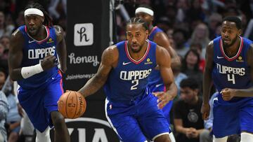 Kawhi Leonard, durante un partido con Los Ángeles Clippers