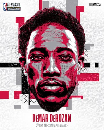 DeMar DeRozan (Toronto Raptors, 998.999). Cuarto All Star Game. El escolta lidera al equipo más incierto de la NBA: los Raptors son segundos en el Este, pero siempre sobrevuela una sombre de duda sobre su rendimiento en los Playoffs. Genial a media distan