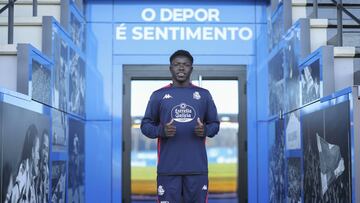 El Depor denuncia insultos racistas al fabrilista Alioune Mane.