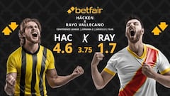 BK Häcken vs. Rayo Vallecano: horario, dónde ver, pronósticos y clasificación
