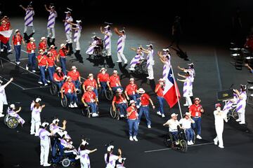 El desfile de Chile en la inauguración de los Juegos Paralímpicos